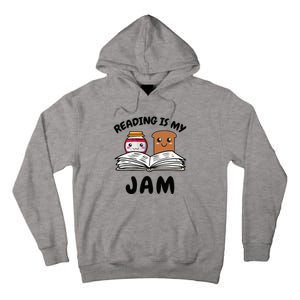 Funny Reading Is My Jam for Teacher Nerd Bookworm Book Lover Tall Hoodie