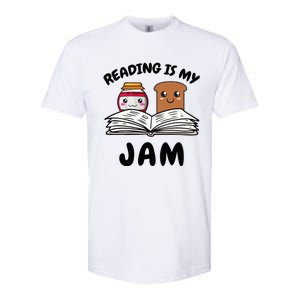 Funny Reading Is My Jam for Teacher Nerd Bookworm Book Lover Softstyle CVC T-Shirt