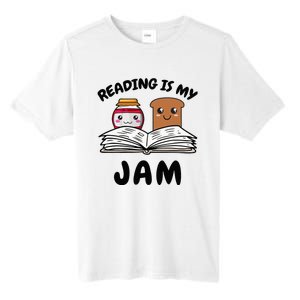 Funny Reading Is My Jam for Teacher Nerd Bookworm Book Lover Tall Fusion ChromaSoft Performance T-Shirt