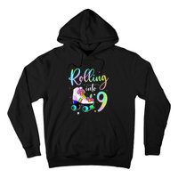 funny rolling in to 9 birthday Hoodie