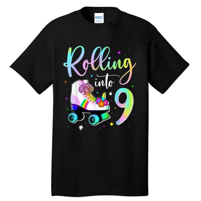 funny rolling in to 9 birthday Tall T-Shirt