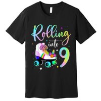 funny rolling in to 9 birthday Premium T-Shirt