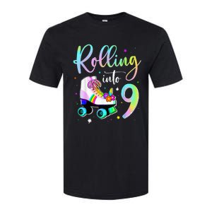 funny rolling in to 9 birthday Softstyle CVC T-Shirt