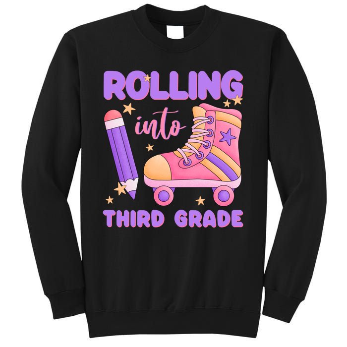 Funny Rolling Into 3rd Grade Sweatshirt