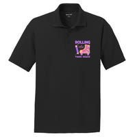 Funny Rolling Into 3rd Grade PosiCharge RacerMesh Polo