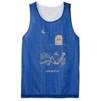 Funny Read In Peace Skeleton Halloween Read Banned Books Gift Mesh Reversible Basketball Jersey Tank