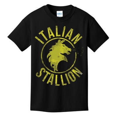 Funny Rocky Italian Stallion Horse Kids T-Shirt