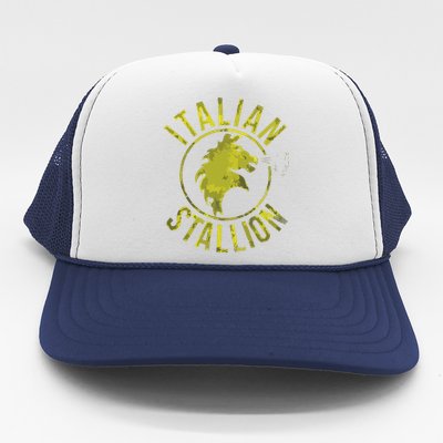 Funny Rocky Italian Stallion Horse Trucker Hat