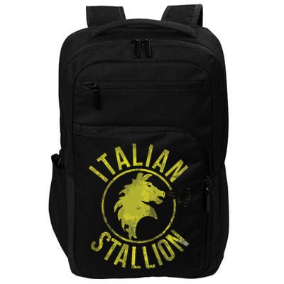 Funny Rocky Italian Stallion Horse Impact Tech Backpack