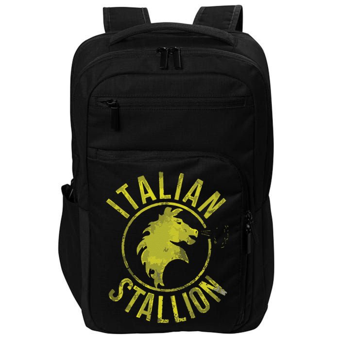 Funny Rocky Italian Stallion Horse Impact Tech Backpack