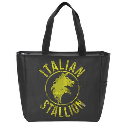 Funny Rocky Italian Stallion Horse Zip Tote Bag