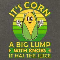 Funny Retro It's Corn A Big Lump With Knobs It Has The Juice Cotton Canvas Backpack