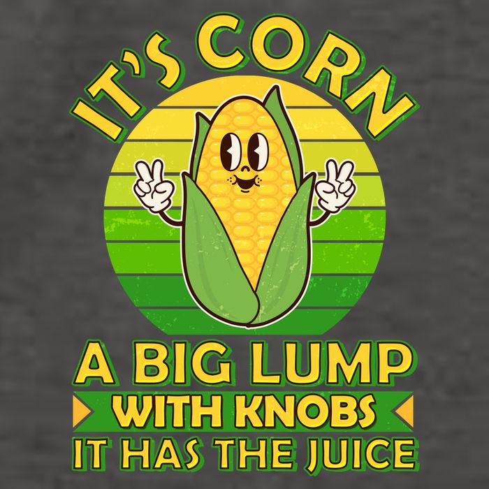 Funny Retro It's Corn A Big Lump With Knobs It Has The Juice Vector Backpack