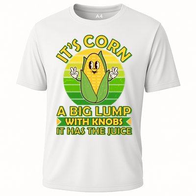 Funny Retro It's Corn A Big Lump With Knobs It Has The Juice Performance Shirt