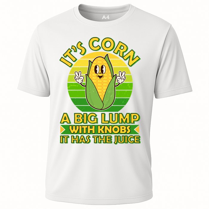 Funny Retro It's Corn A Big Lump With Knobs It Has The Juice Performance Shirt