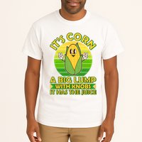 Funny Retro It's Corn A Big Lump With Knobs It Has The Juice Tall T-Shirt