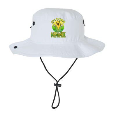 Funny Retro It's Corn A Big Lump With Knobs It Has The Juice Bucket Hat