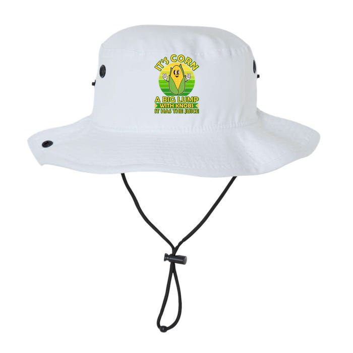 Funny Retro It's Corn A Big Lump With Knobs It Has The Juice Bucket Hat