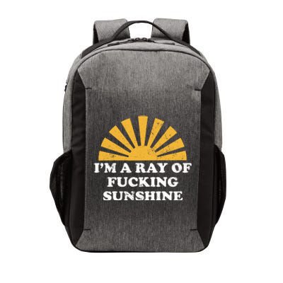 Funny Retro I Am A Ray Of Fucking Sunshine Gift Vector Backpack