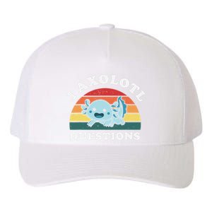 Funny Retro I Axolotl Questions Cute Axolotl Animal Yupoong Adult 5-Panel Trucker Hat