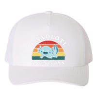 Funny Retro I Axolotl Questions Cute Axolotl Animal Yupoong Adult 5-Panel Trucker Hat