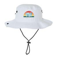 Funny Retro I Axolotl Questions Cute Axolotl Animal Legacy Cool Fit Booney Bucket Hat