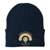 Funny Rainbow I Believe In Holding Grudges I'll Heal In Hell Knit Cap Winter Beanie