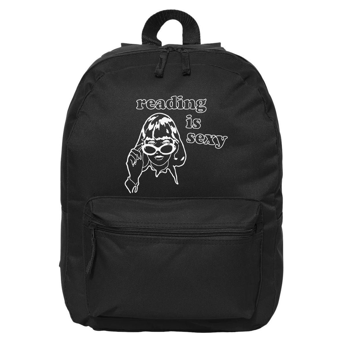 Funny Reading Is Sexy Gift For Bookworms 16 in Basic Backpack