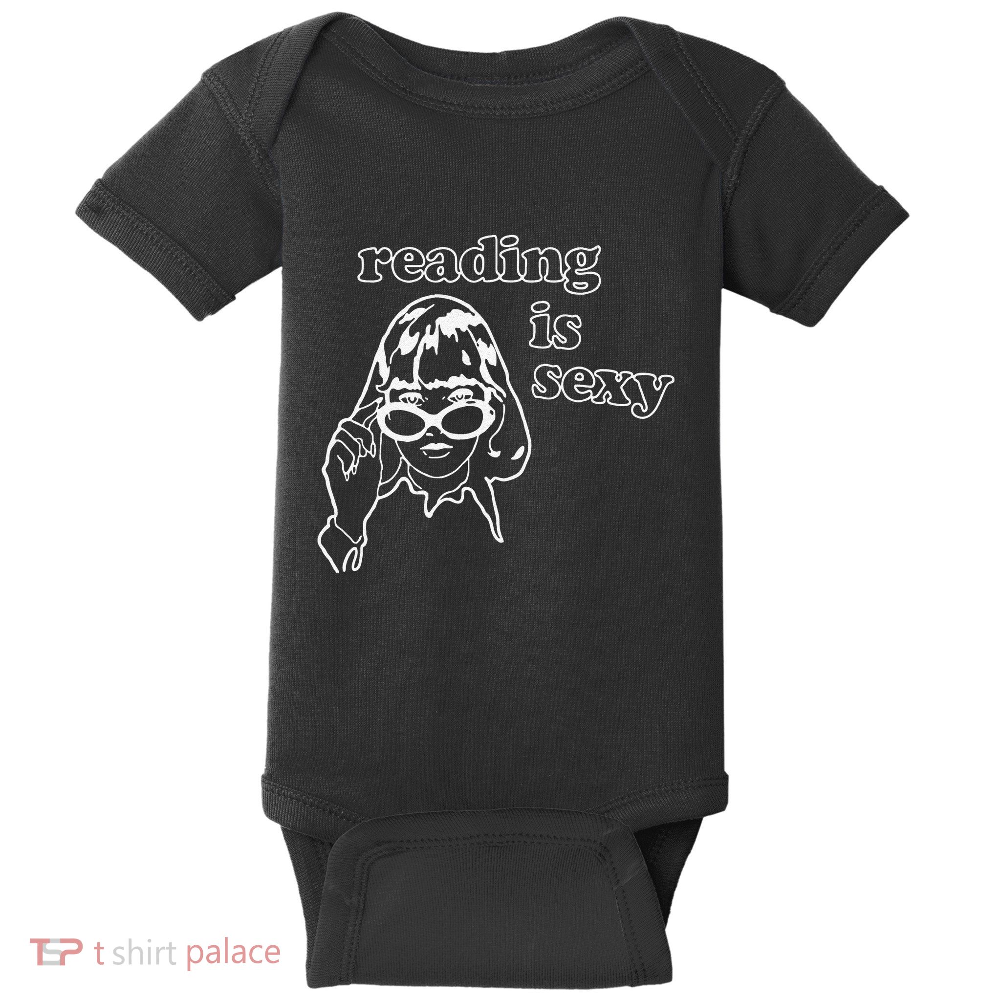 Funny Reading Is Sexy Gift For Bookworms Baby Bodysuit