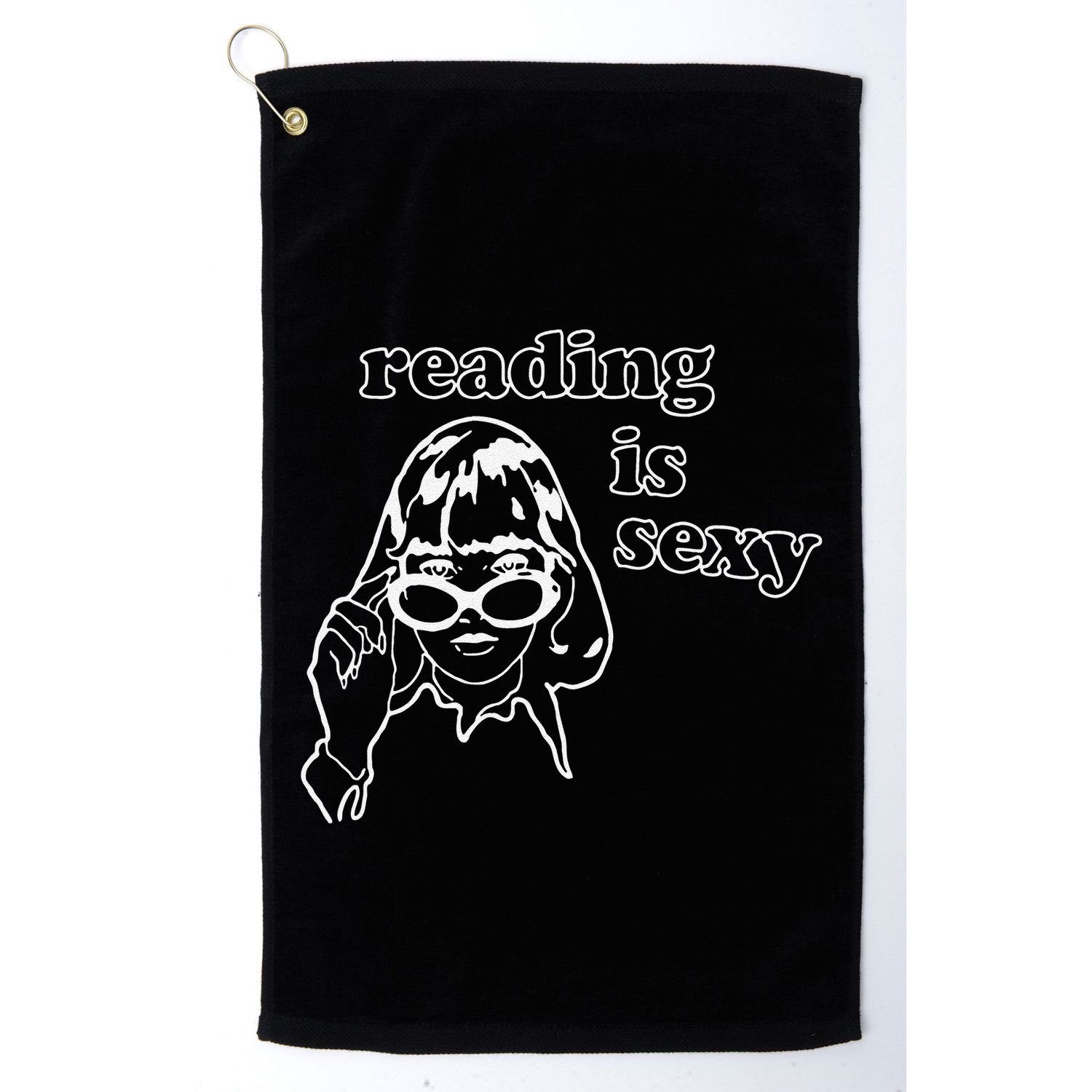 Funny Reading Is Sexy Gift For Bookworms Golf Towel