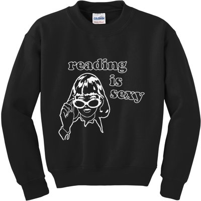 Funny Reading Is Sexy Gift For Bookworms Kids Sweatshirt