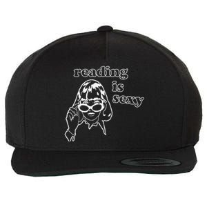 Funny Reading Is Sexy Gift For Bookworms Wool Snapback Cap