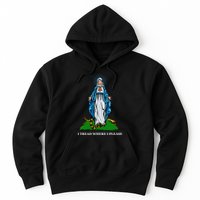 Funny Religious I Tread Where I Please Mary Versus Tread On Me Snake Hoodie