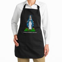 Funny Religious I Tread Where I Please Mary Versus Tread On Me Snake Apron