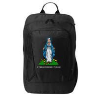 Funny Religious I Tread Where I Please Mary Versus Tread On Me Snake City Backpack