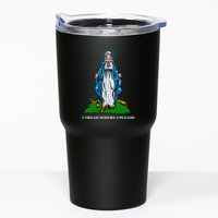 Funny Religious I Tread Where I Please Mary Versus Tread On Me Snake Tumbler