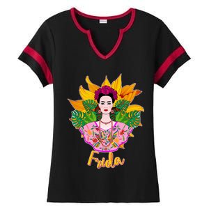 Frida Kahlo Ladies Halftime Notch Neck Tee