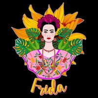 Frida Kahlo Cooling Performance Crew T-Shirt