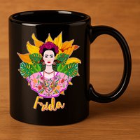 Frida Kahlo 11oz C Handle Ceramic Mug
