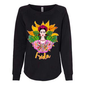 Frida Kahlo Womens California Wash Sweatshirt