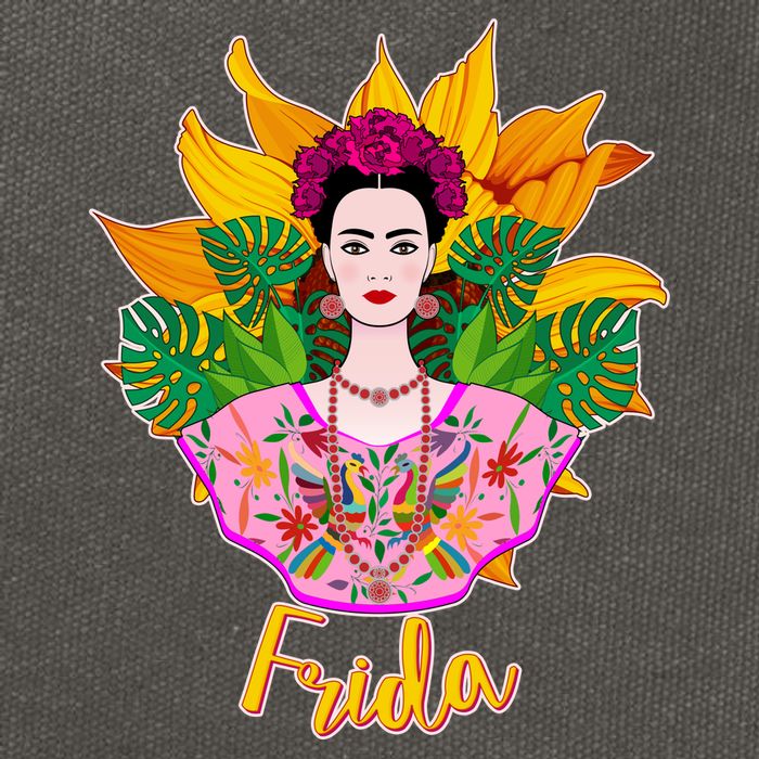 Frida Kahlo Cotton Canvas Backpack