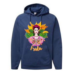 Frida Kahlo Performance Fleece Hoodie