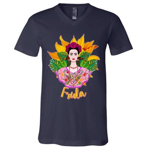 Frida Kahlo V-Neck T-Shirt