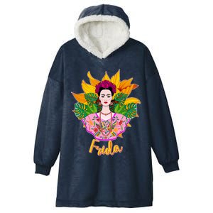 Frida Kahlo Hooded Wearable Blanket