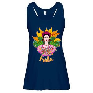 Frida Kahlo Ladies Essential Flowy Tank