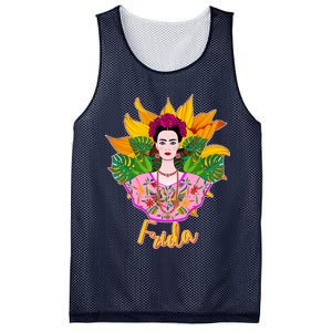 Frida Kahlo Mesh Reversible Basketball Jersey Tank