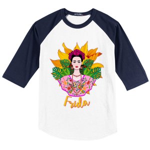 Frida Kahlo Baseball Sleeve Shirt