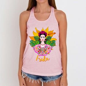 Frida Kahlo Women's Knotted Racerback Tank