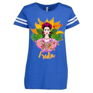 Frida Kahlo Enza Ladies Jersey Football T-Shirt