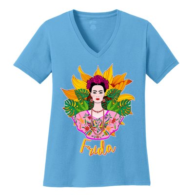 Frida Kahlo Women's V-Neck T-Shirt